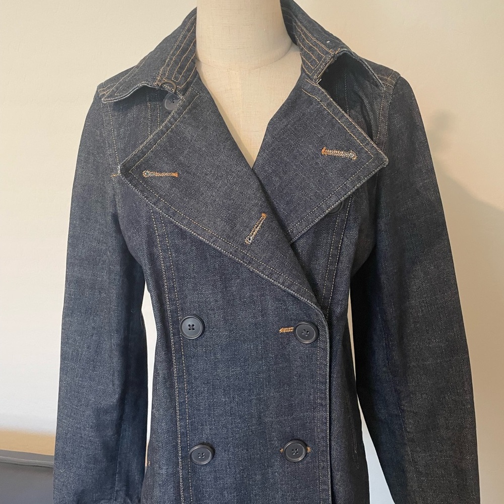 Gap bran Denim Double-Breasted Women's Jacket